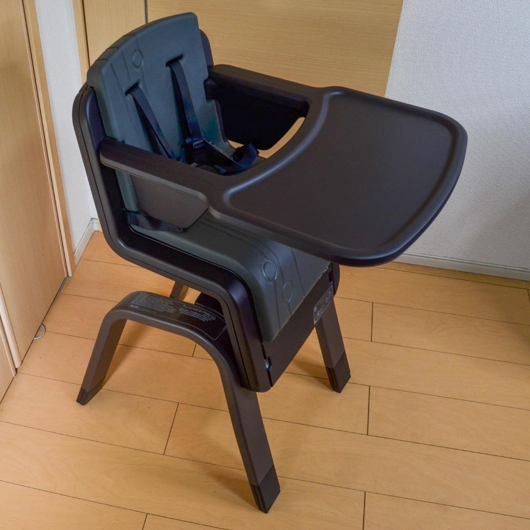 断捨離中⭐️みれい【未使用品・美品】NUNA zaaz ブラック ハイチェア