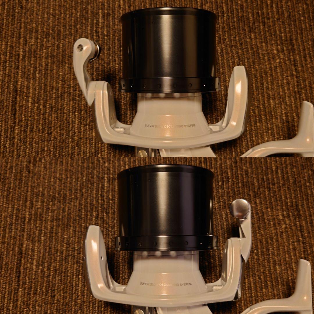 超美品シマノ03スーパーエアロ テクニウムMg 夢屋04スプール 右ハンドル軸付