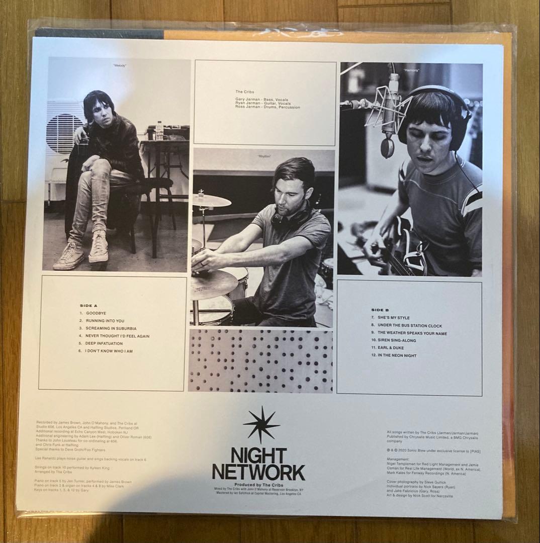 稀少UK限定カラー美盤Night NetworkクリブスTheCribsレコード