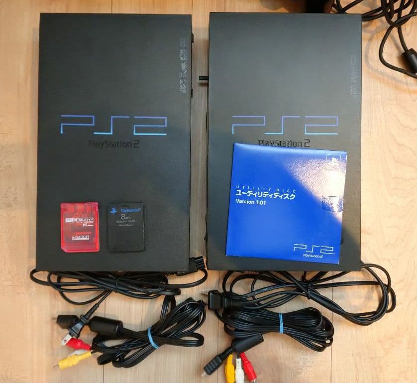 Sony Playstation2 本体セット 2台 + ソフト 12本