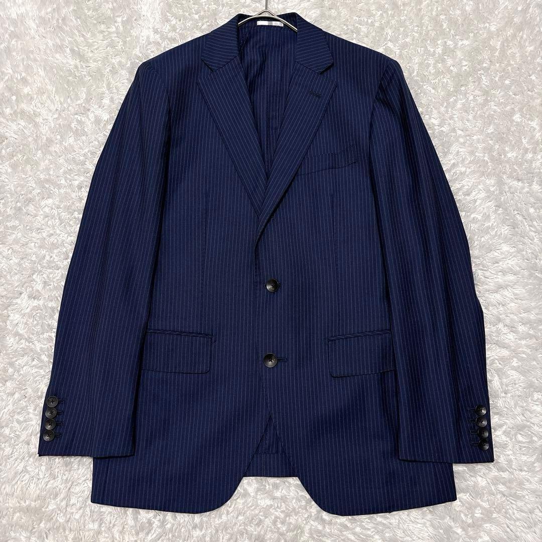 美品✨スーツセレクト REDA ICESENSE セットアップスーツ A5 紺