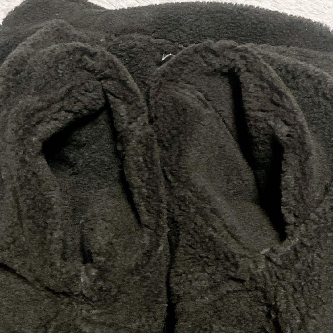 ALPHA ボア フェイクムートン b-3 フライトジャケット ブラック 2XL