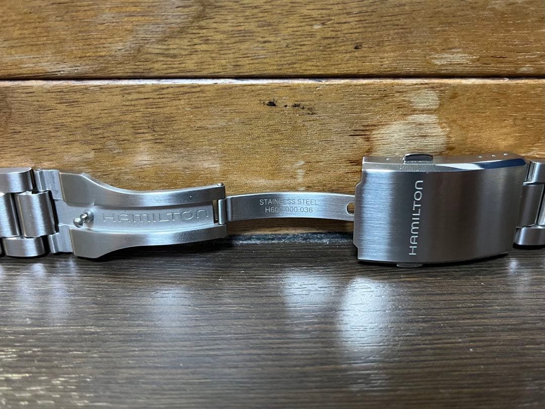 ハミルトン純正 マーフ42用 メタルバンド