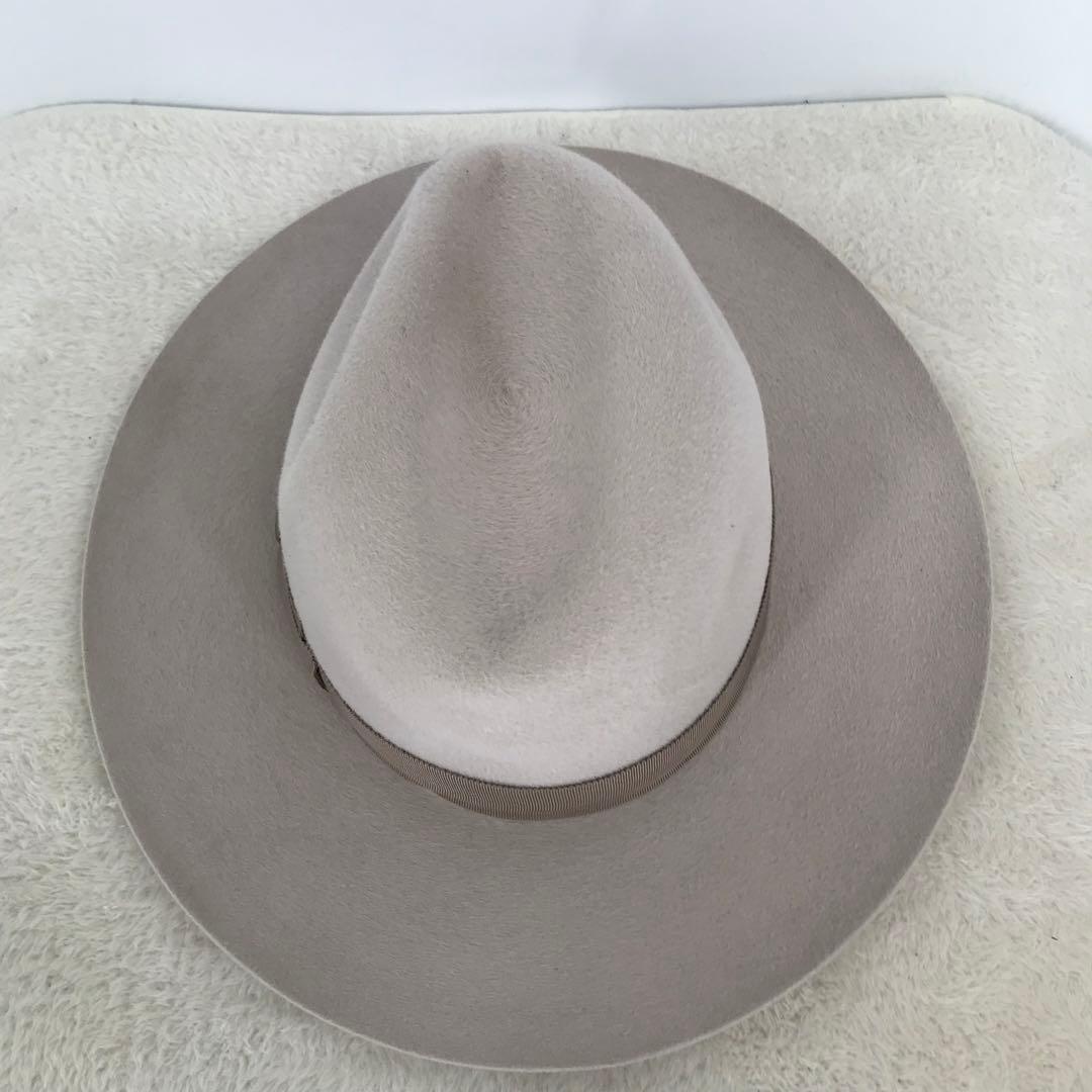 ワコマリア　ハット　M　58　ベージュ　ラビットファー