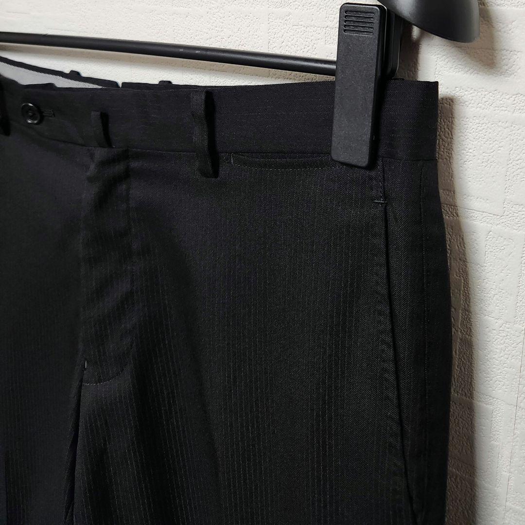 スーツカンパニー　メンズ　スーツ　スリーピース　ブラック　4シーズン　ストレッチ