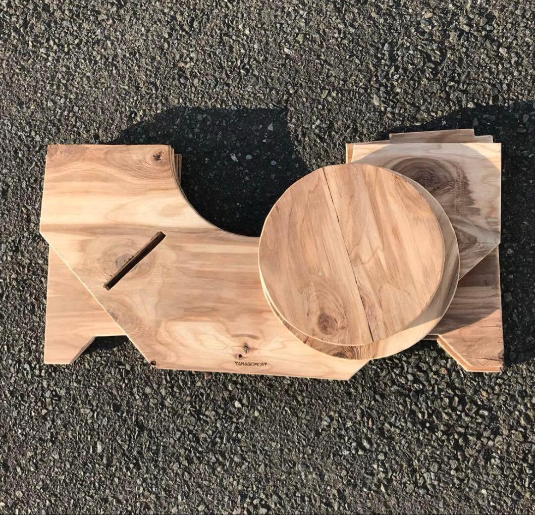 YAMAGOMORY 八卓　七輪テーブル　折り畳み　キャンプ