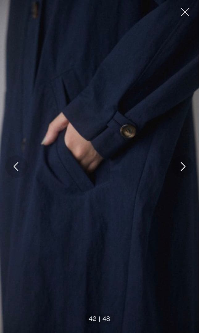 【新品未使用】ステンカラーコート