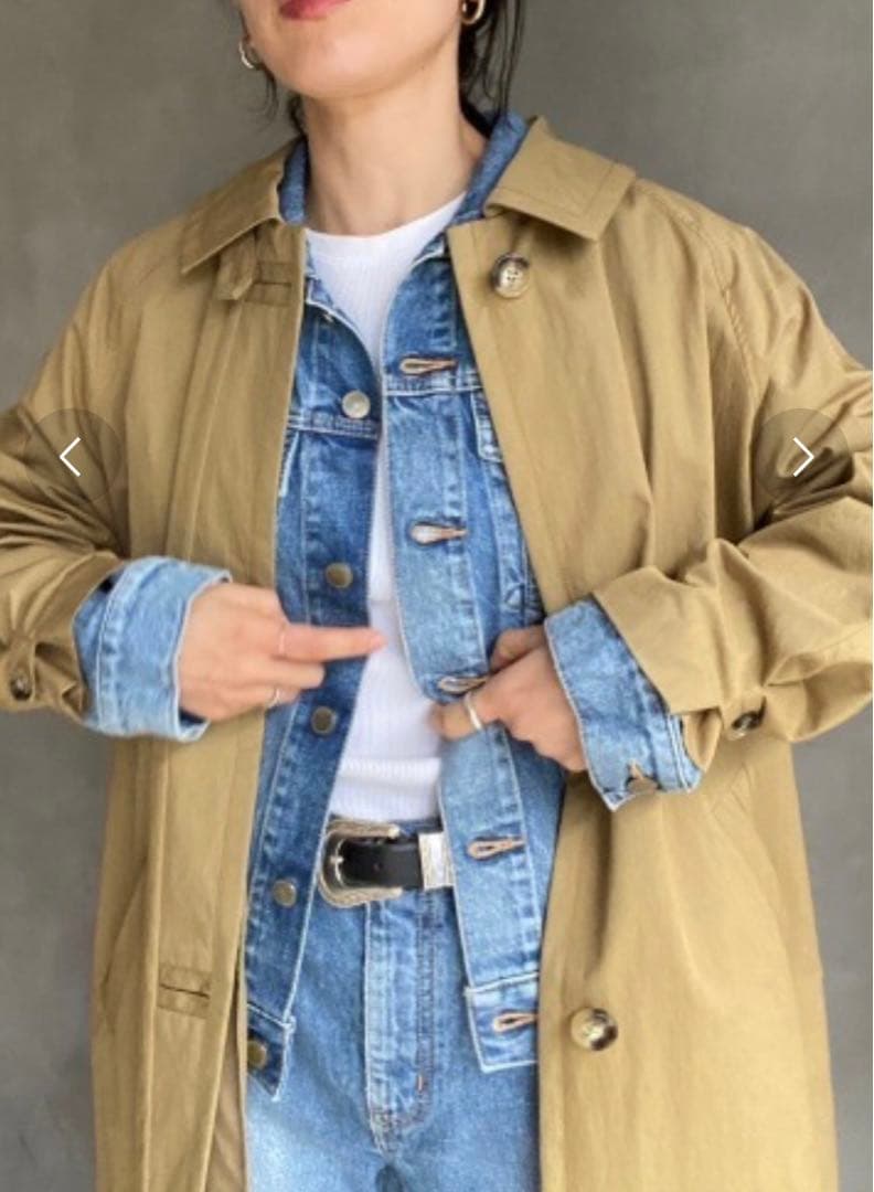 【新品未使用】ステンカラーコート