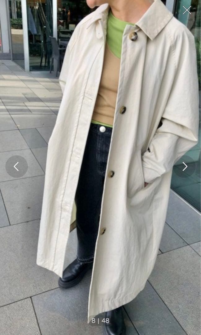 【新品未使用】ステンカラーコート