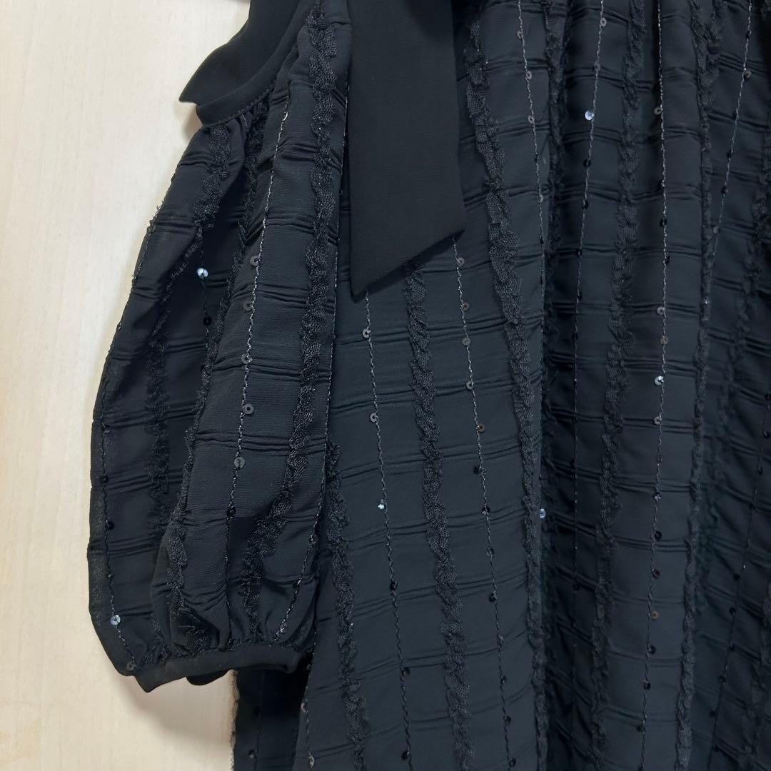 24SS 完売品♡グレースコンチネンタル チュールフリルフレアトップ 36