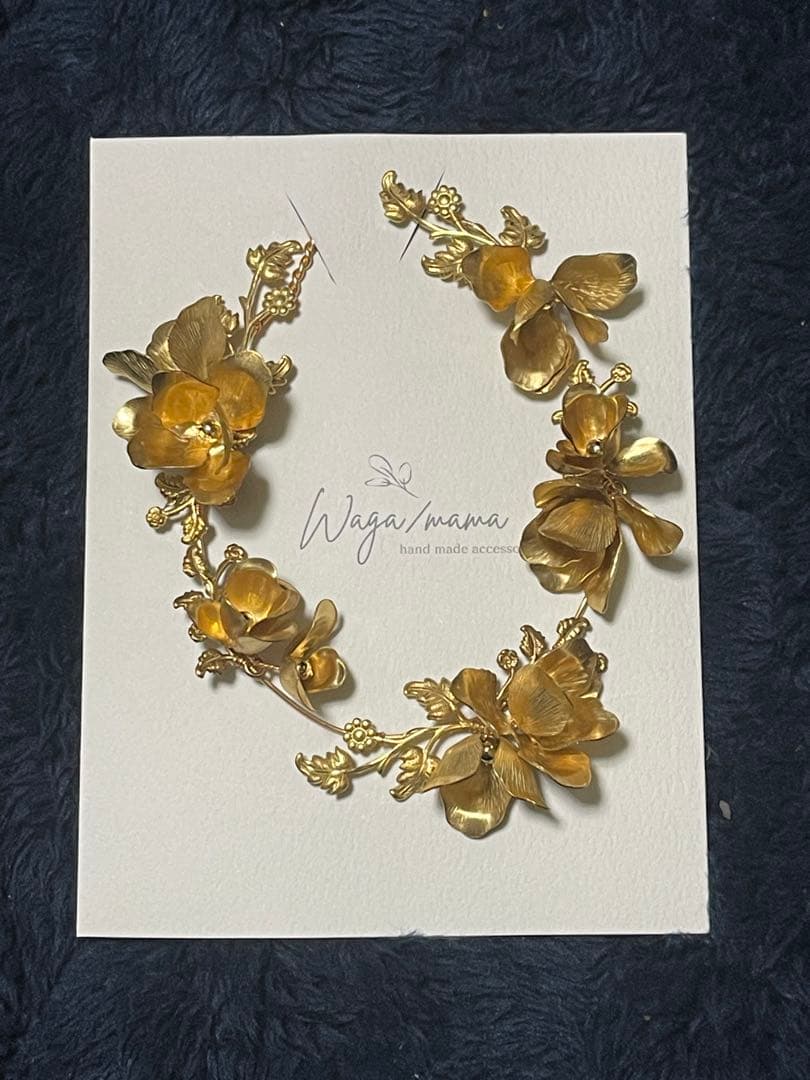 髪飾り　ハンドメイド　新品未使用　カチューシャ