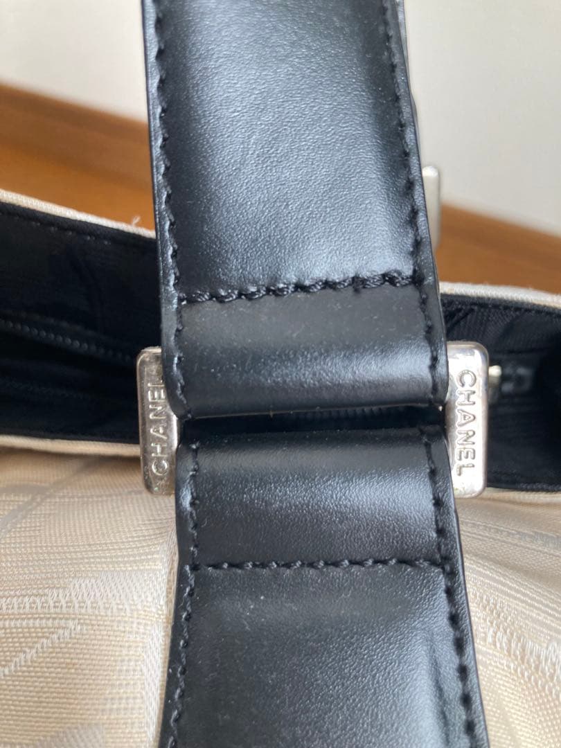 CHANEL シャネル トートバッグ ジャガード 難あり