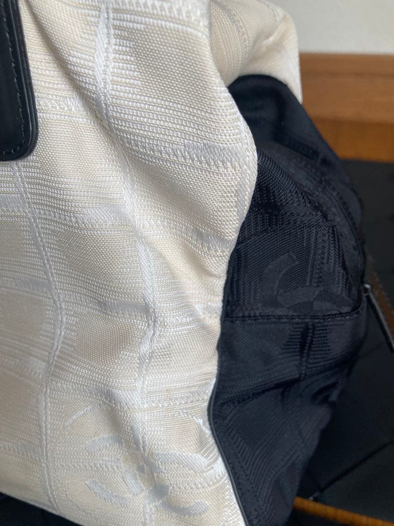 CHANEL シャネル トートバッグ ジャガード 難あり