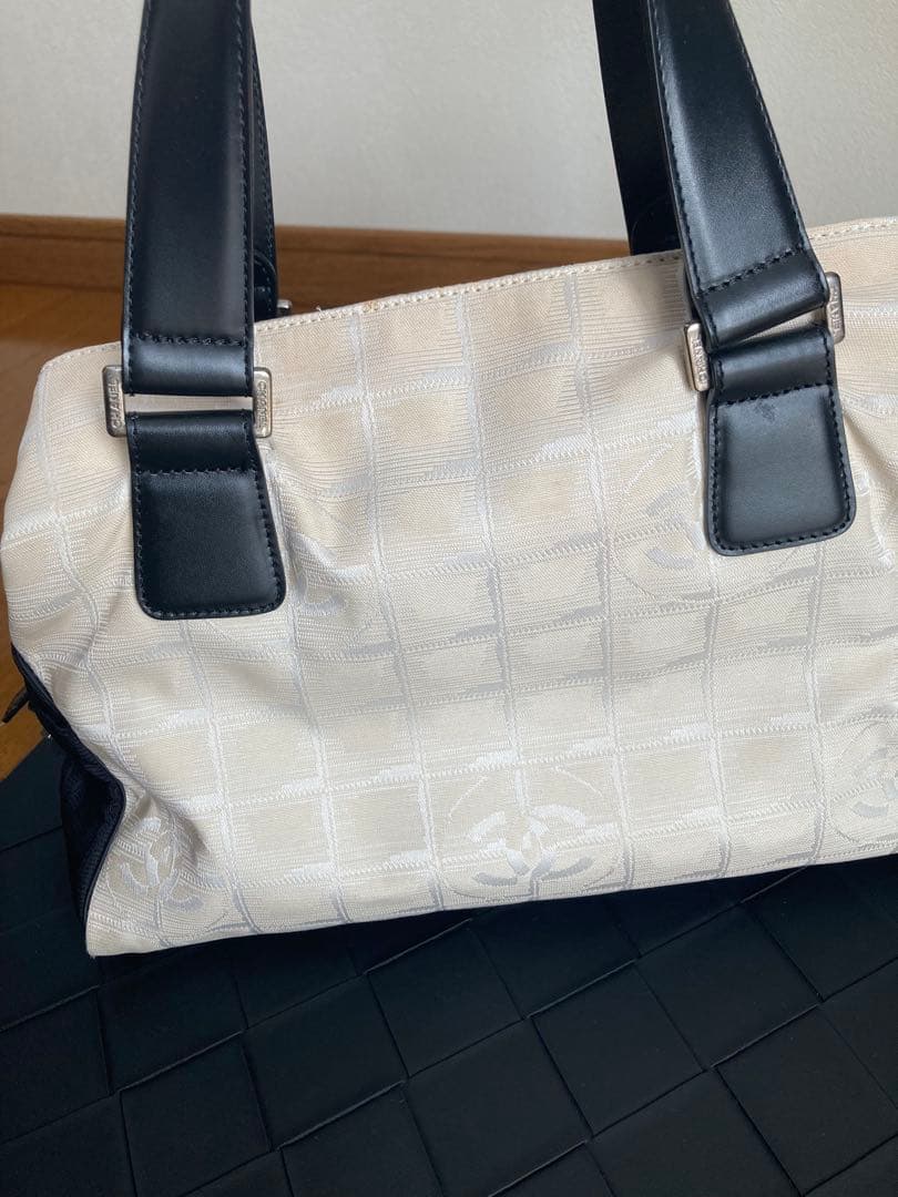CHANEL シャネル トートバッグ ジャガード 難あり