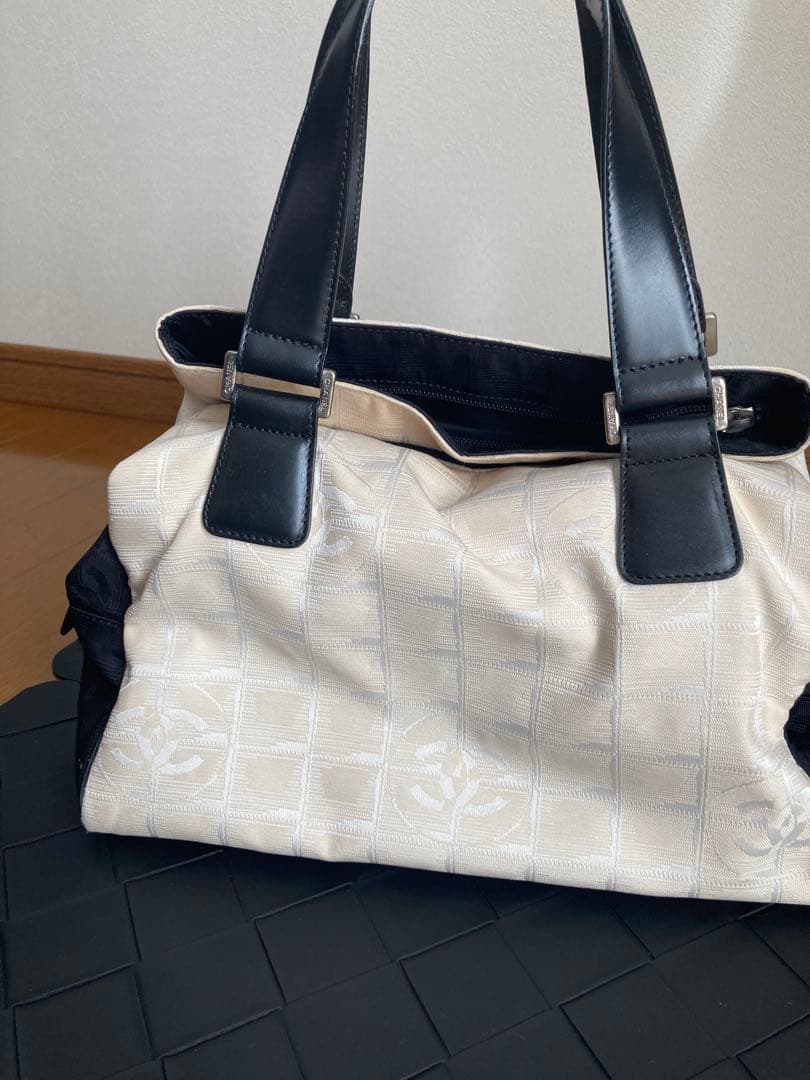 CHANEL シャネル トートバッグ ジャガード 難あり