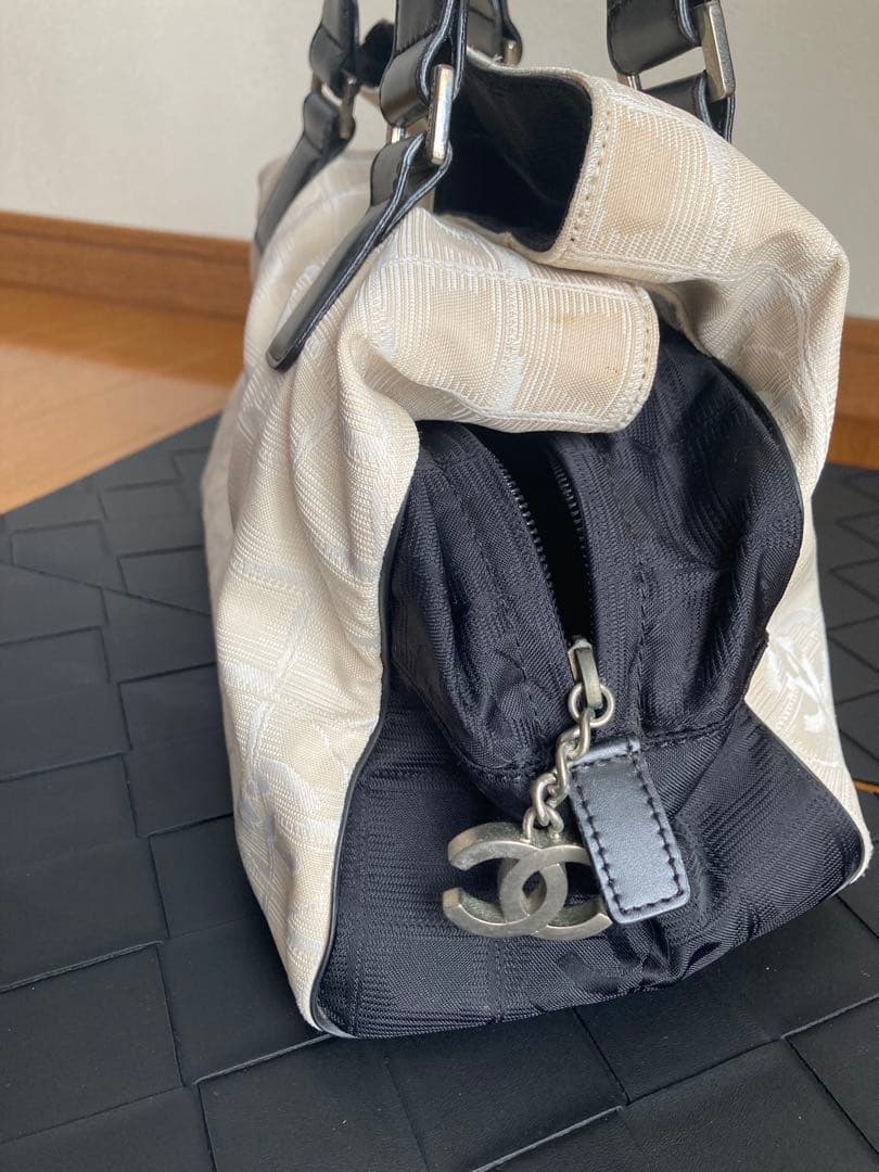 CHANEL シャネル トートバッグ ジャガード 難あり