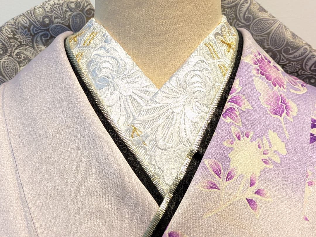 振袖フルセット 身丈155裄62 豪華振袖 暈し染め 銀彩 紫 逸品 成人式
