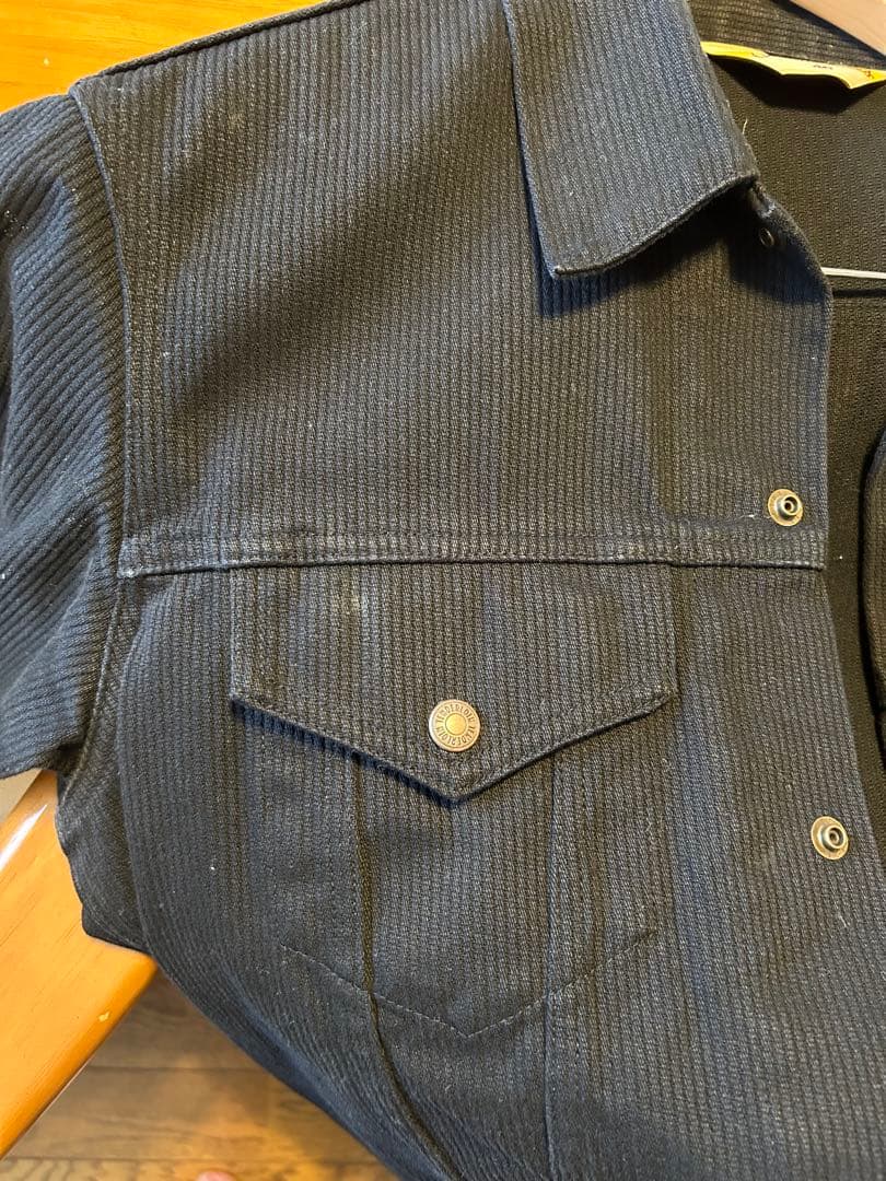 TENDERLOIN ピケ　ブラックジャケット 40 M テンダーロイン