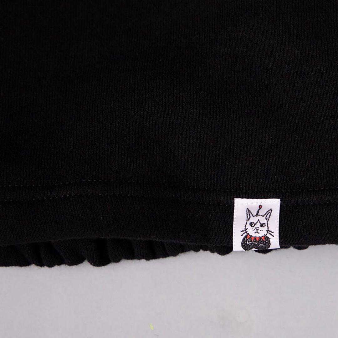 ヒグチユウコ ボリス雑貨店オリジナルスウェット黒 眼花ワッペン付き