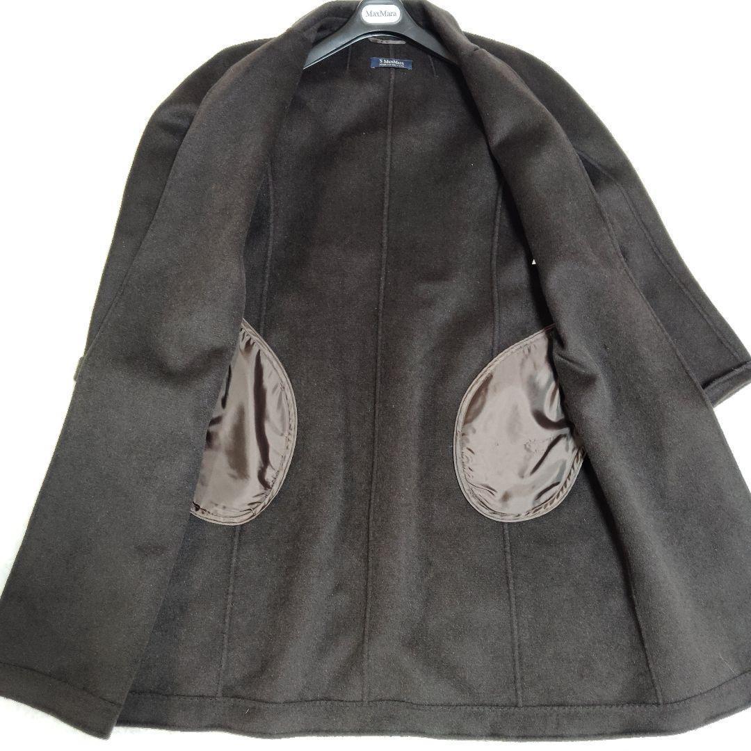 美品 マックスマーラ クチートアマーノ カシミア アンゴラ 36 現行 ブラウン