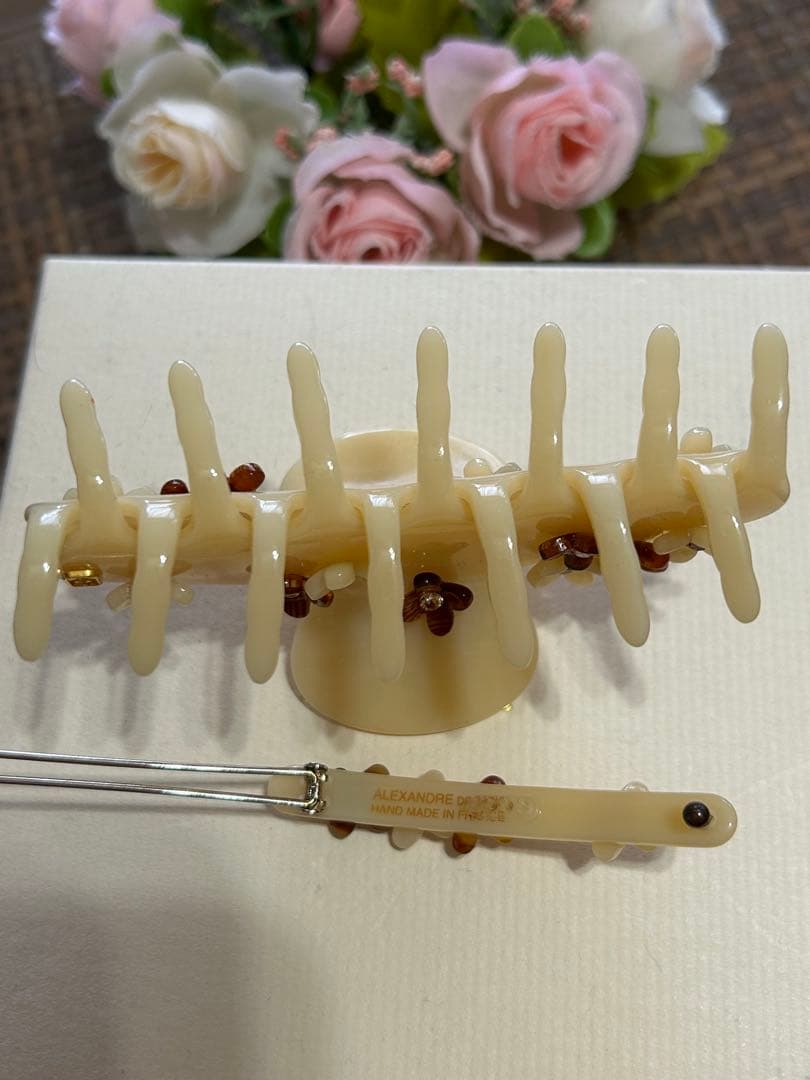 ☆アレクサンドル ドゥ パリ☆お花クリップ&お花ヘアピン☆☆