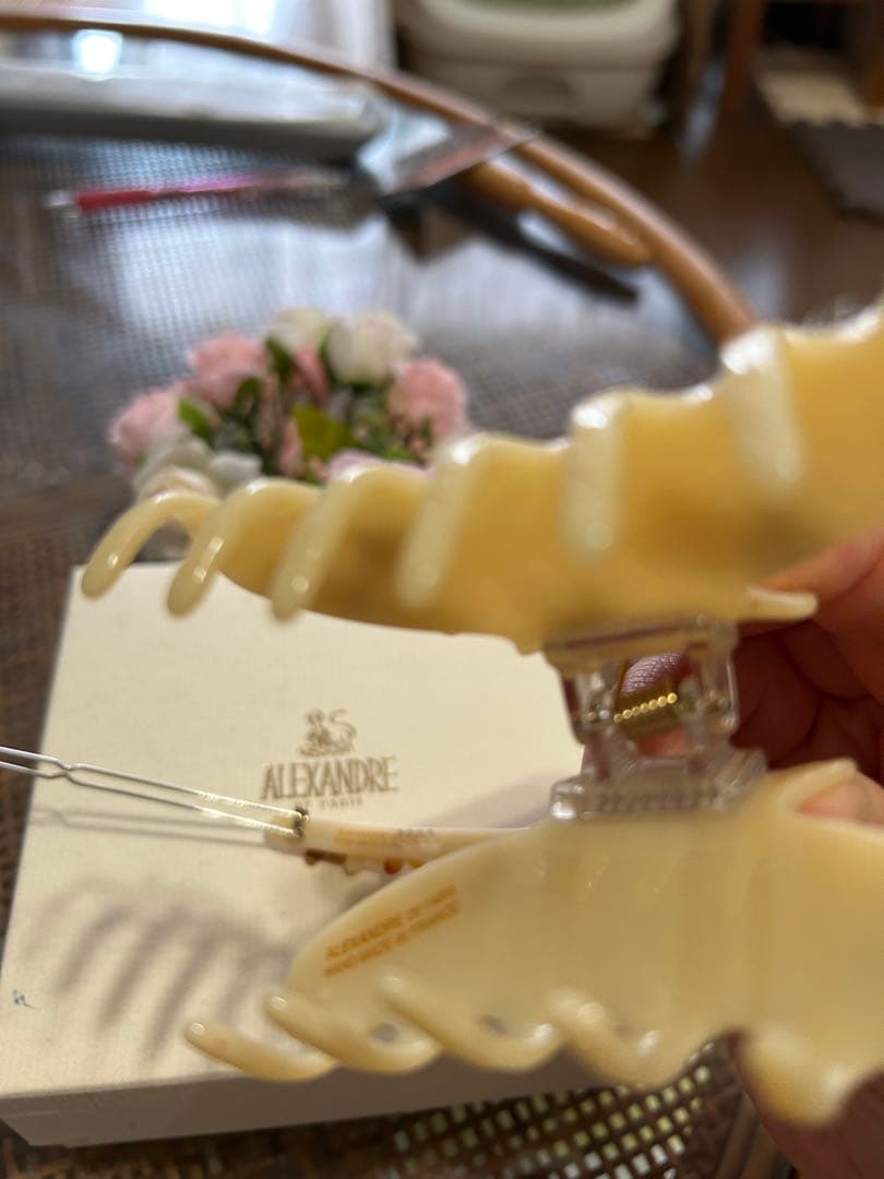 ☆アレクサンドル ドゥ パリ☆お花クリップ&お花ヘアピン☆☆