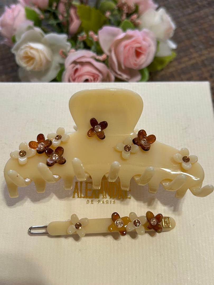 ☆アレクサンドル ドゥ パリ☆お花クリップ&お花ヘアピン☆☆