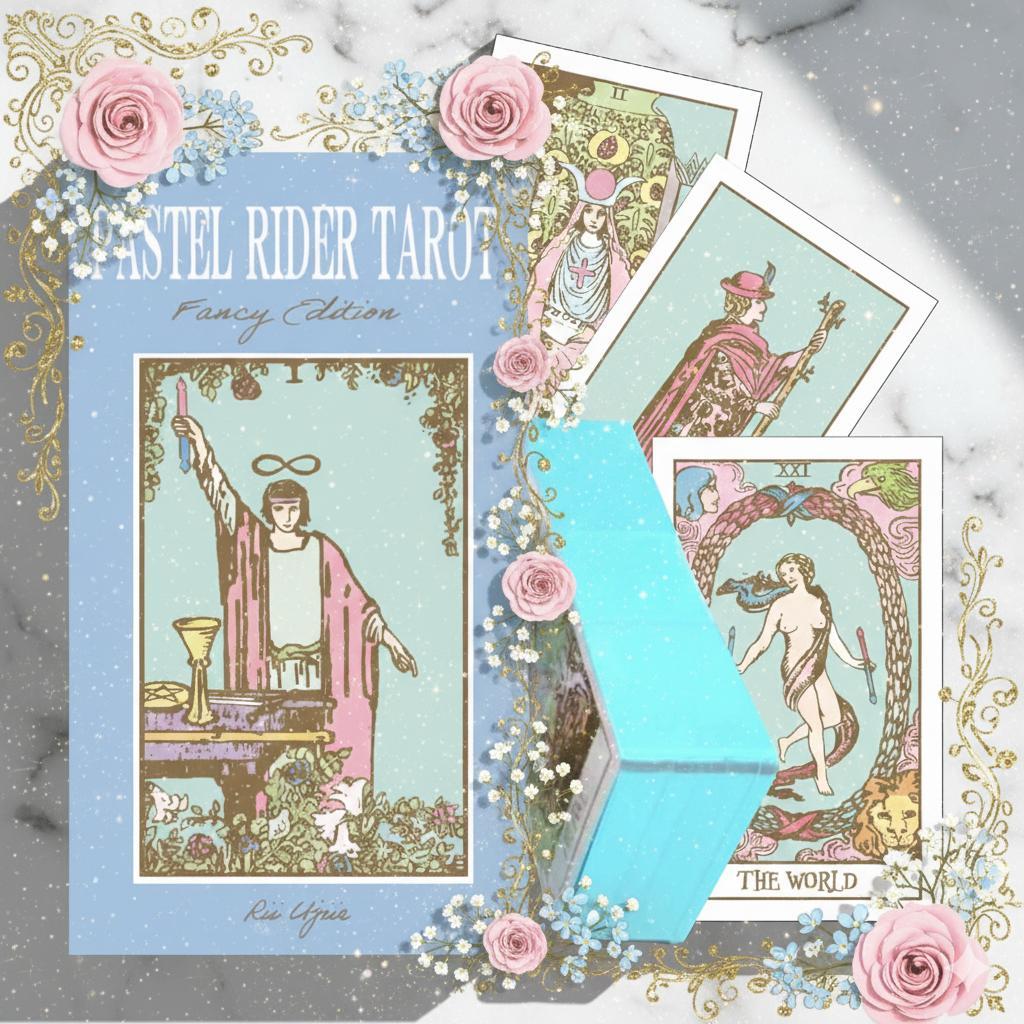 希少な完売品✨パステルライダータロット／ペパーミントブルーエッジ・未使用