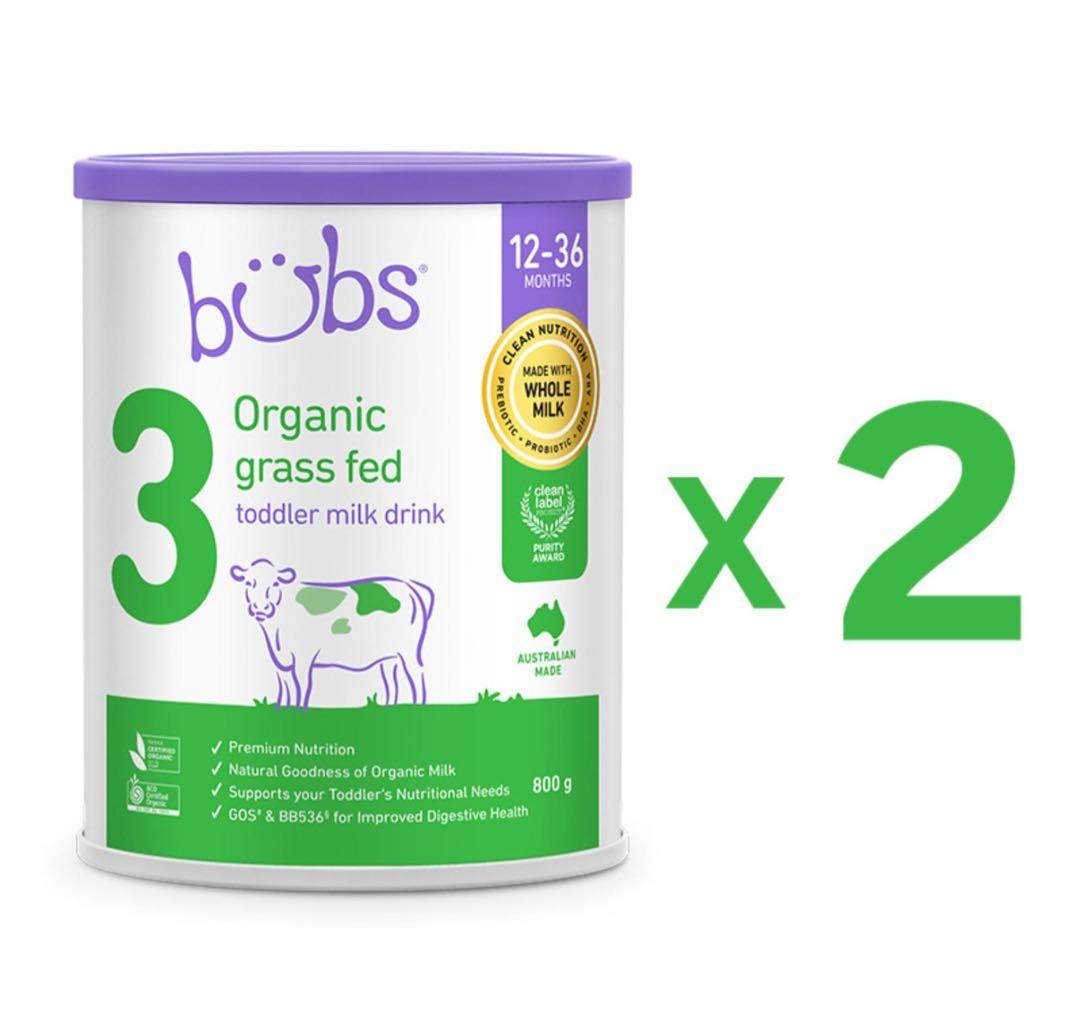 2缶Bubs バブズ オーガニック 粉ミルク ステップ3 Mydeen出品