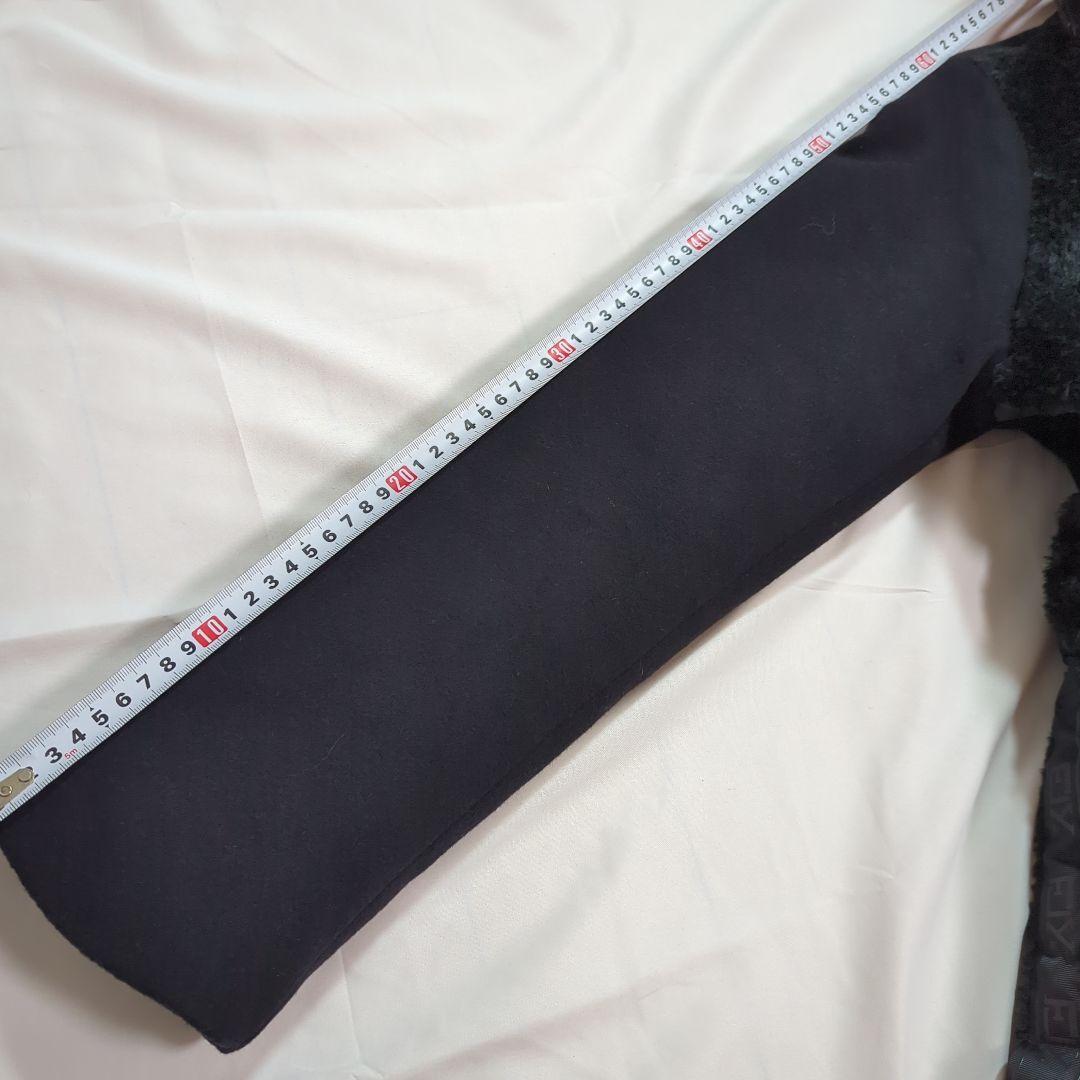 VESGIOIA (ベスジョーヤ)異素材 コンビ スタンドカラー ロングコート