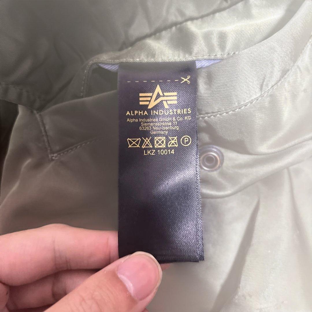 ALYX × ALPHA MA-1 ボンバージャケット カーキ ダメージ加工