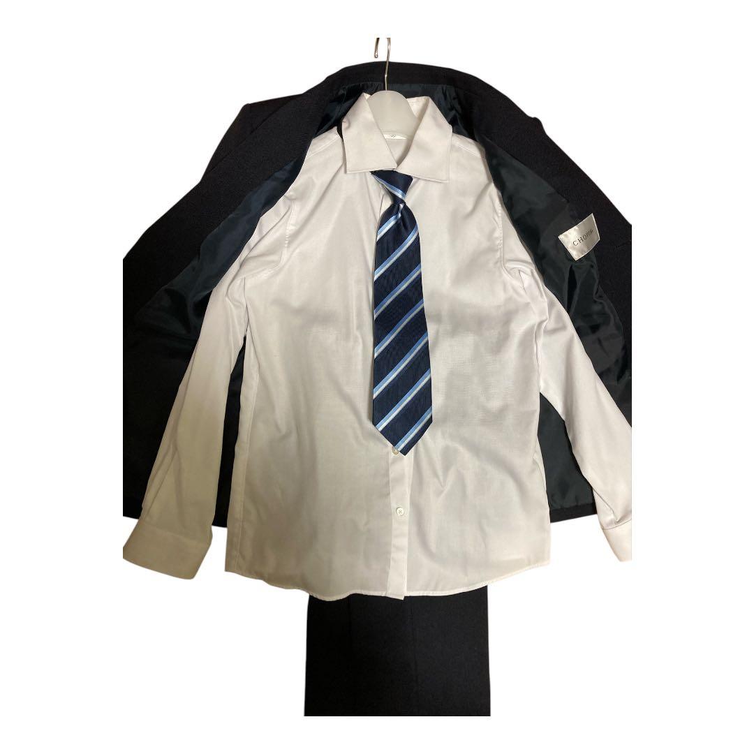 美品CHOPIN 上質✨フォーマルスーツ5点セット150cm男の子ネイビー