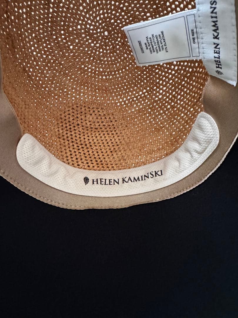 ヘレンカミンスキー麦わら帽子　1度使用