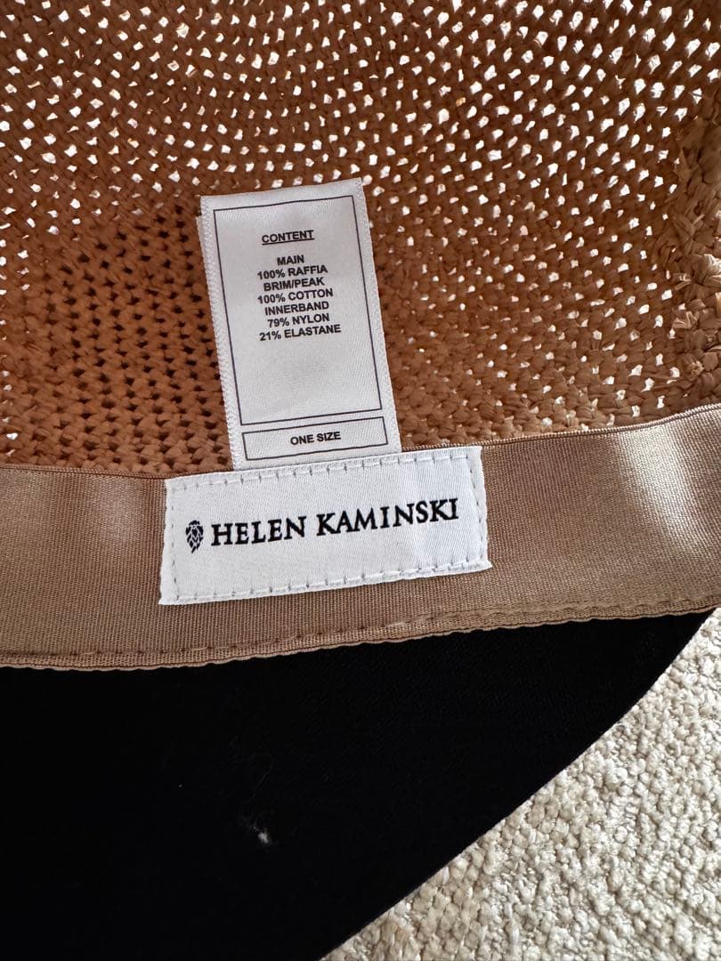 ヘレンカミンスキー麦わら帽子　1度使用