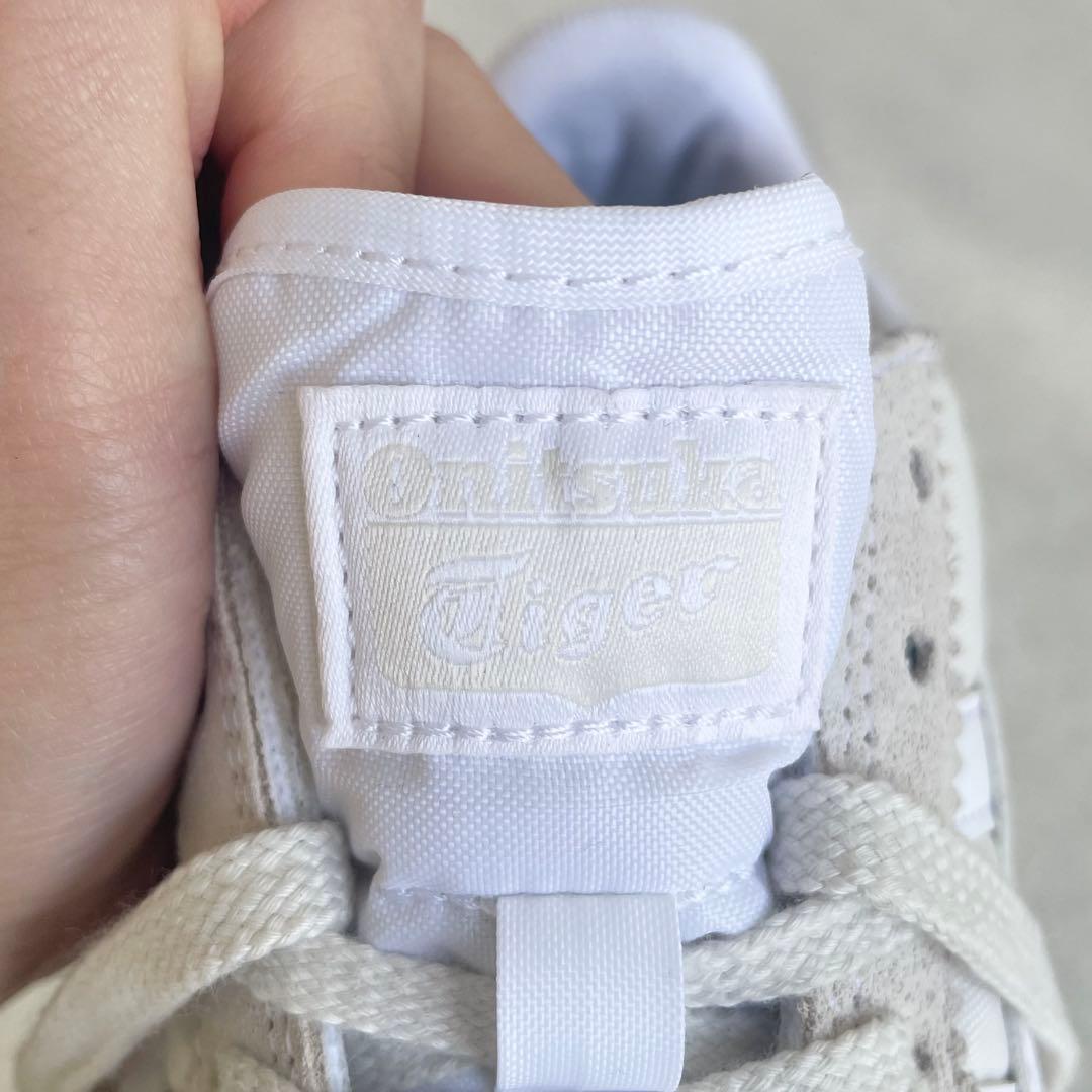 オニツカタイガー デレゲーションチャンク 厚底スニーカー 白 24.5