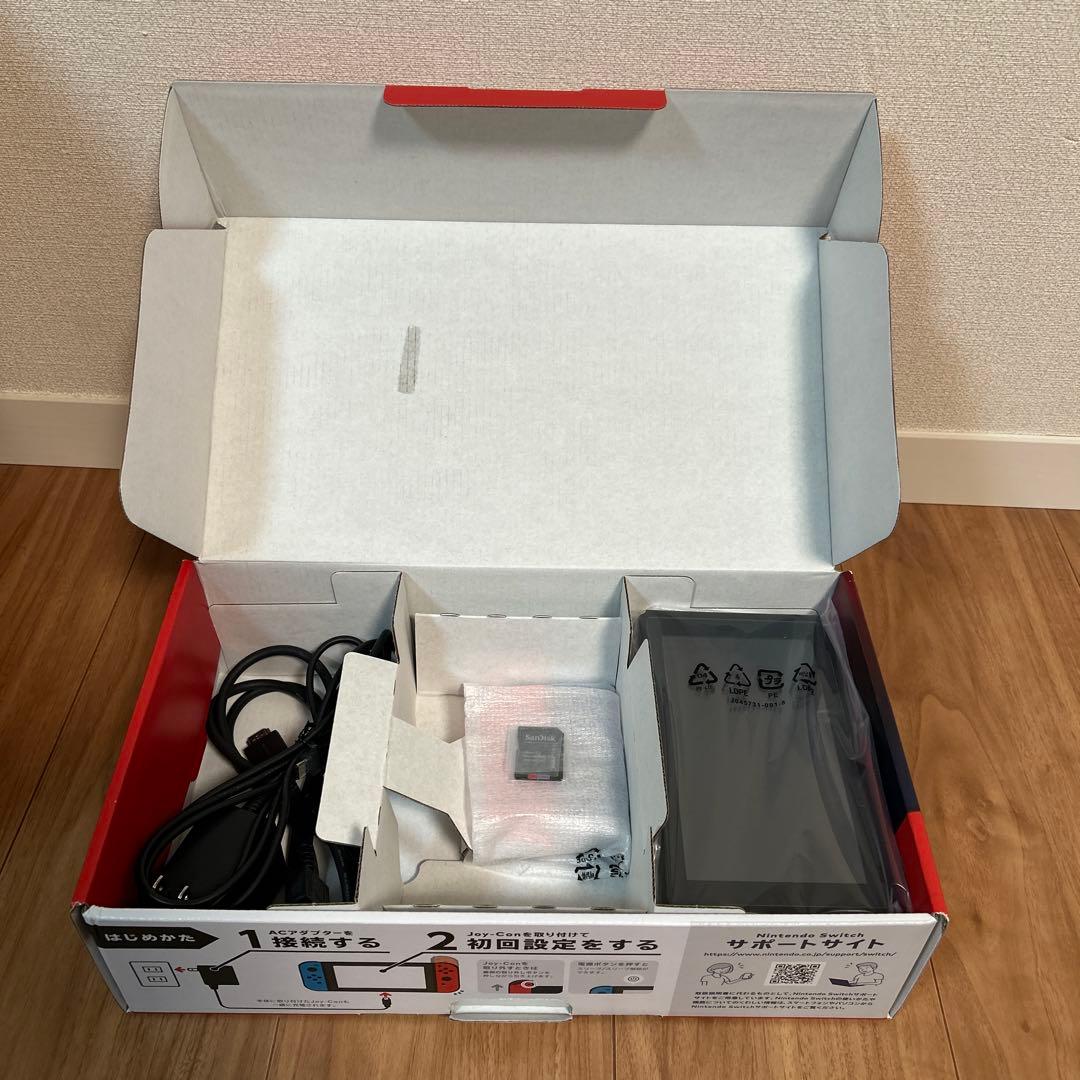 Nintendo Switch 本体 ネオンレッド×ブルー 付属品付き