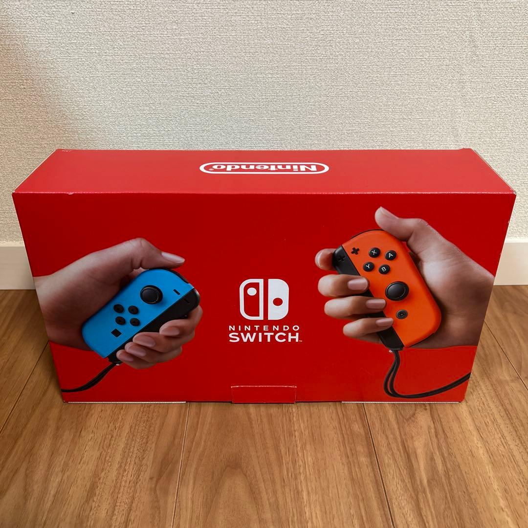 Nintendo Switch 本体 ネオンレッド×ブルー 付属品付き
