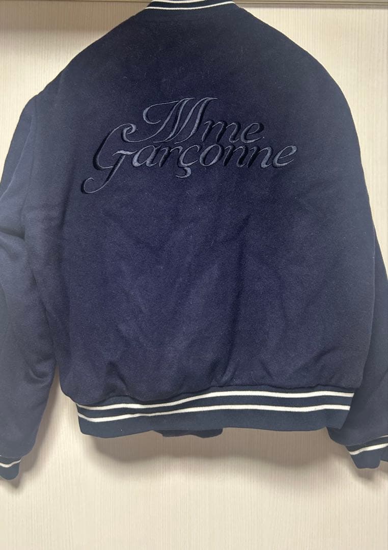 【美品】aLORS アロー　ブルゾン　ガビ　ダークネイビー