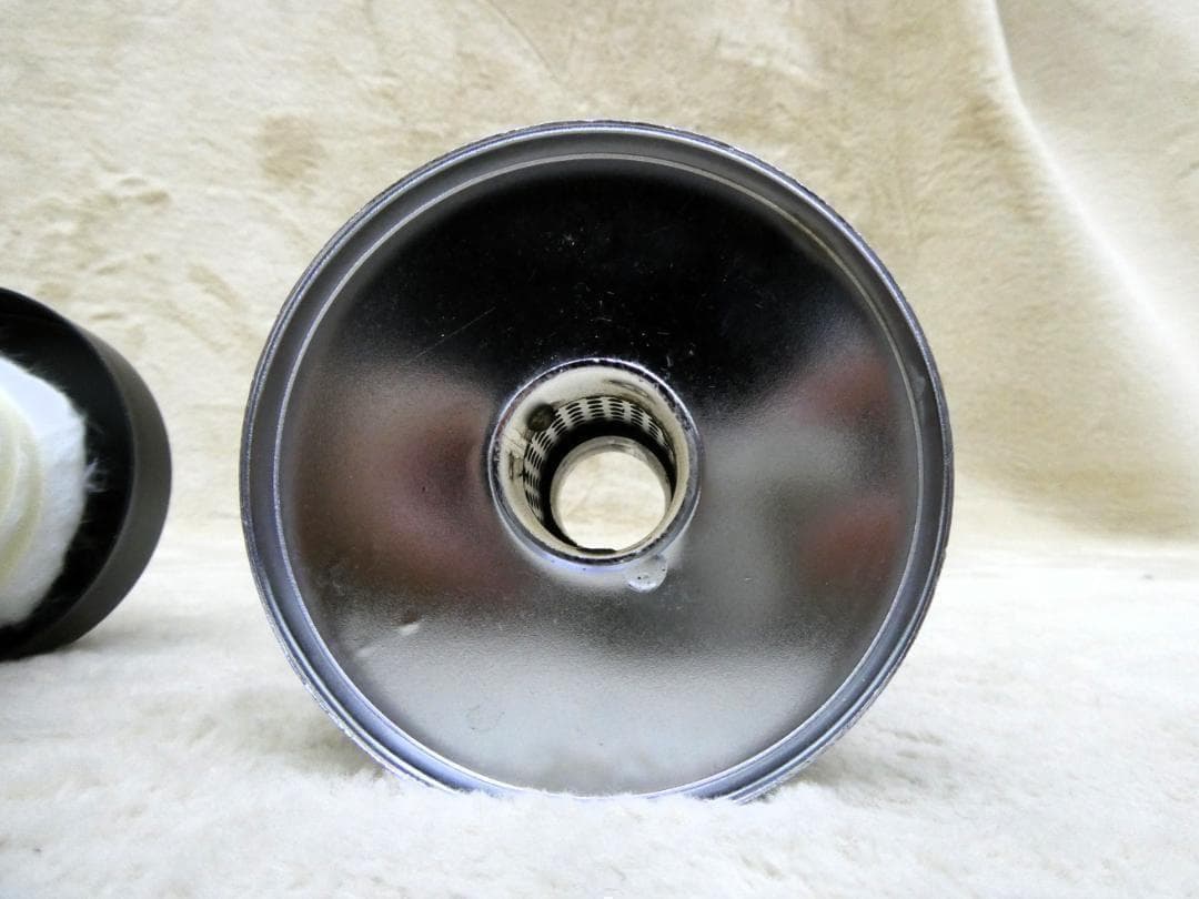 メッキ　メガホン＋インナーサイレンサー　付５０．８/ラッパ 爆音 スチール