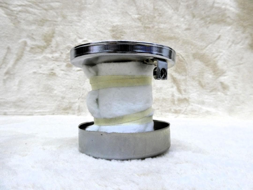 メッキ　メガホン＋インナーサイレンサー　付５０．８/ラッパ 爆音 スチール