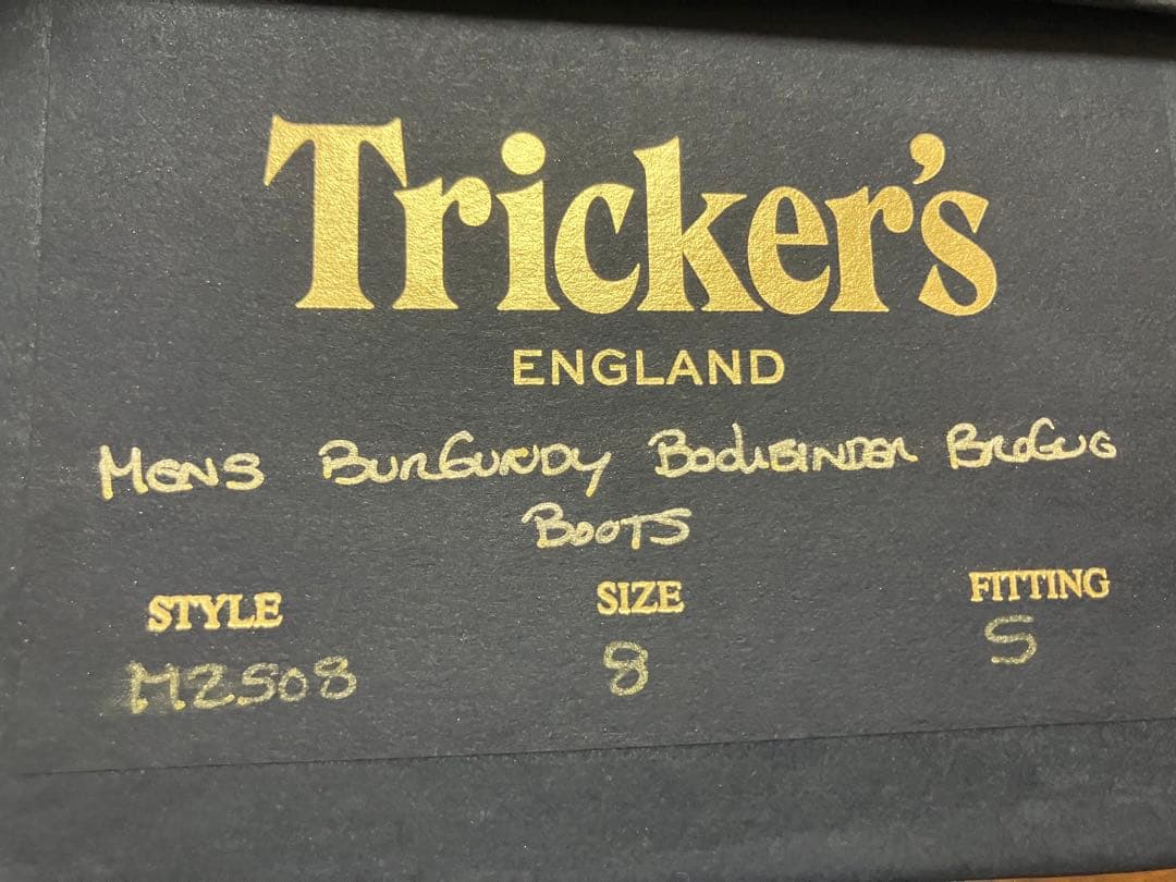 激*ん様 新品トリッカーズカントリーブーツサイズ８カントリーブローグ