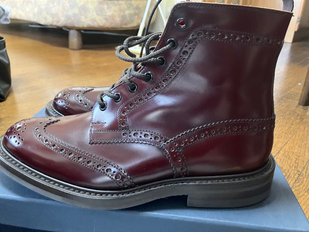 激*ん様 新品トリッカーズカントリーブーツサイズ８カントリーブローグ