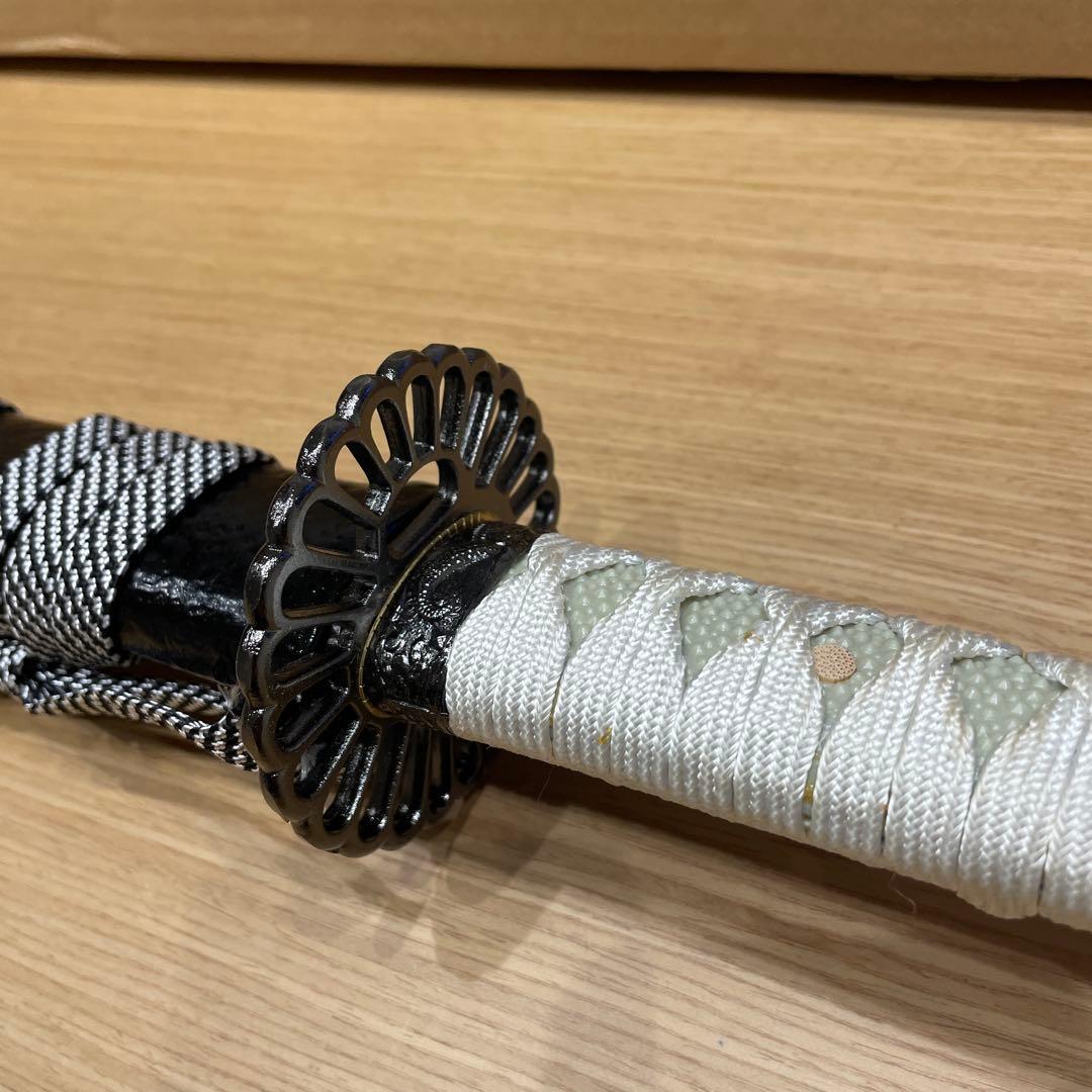 ウ*ー様 観賞用 菊一文字則宗 白色の柄 模造刀　沖田総司 愛用