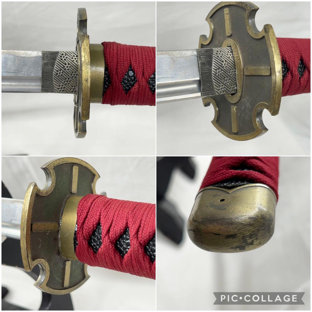 舞台刀 模造刀 2本セット 赤鞘 白鞘 紅白 樋入り