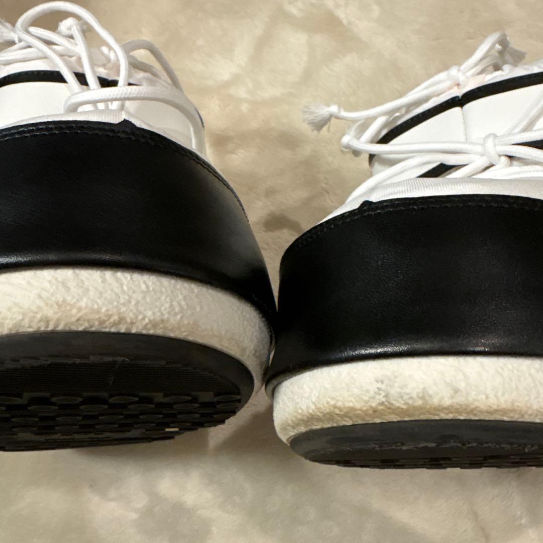 MOON BOOT スノーブーツ ホワイト/ブラック　ムーンブーツ