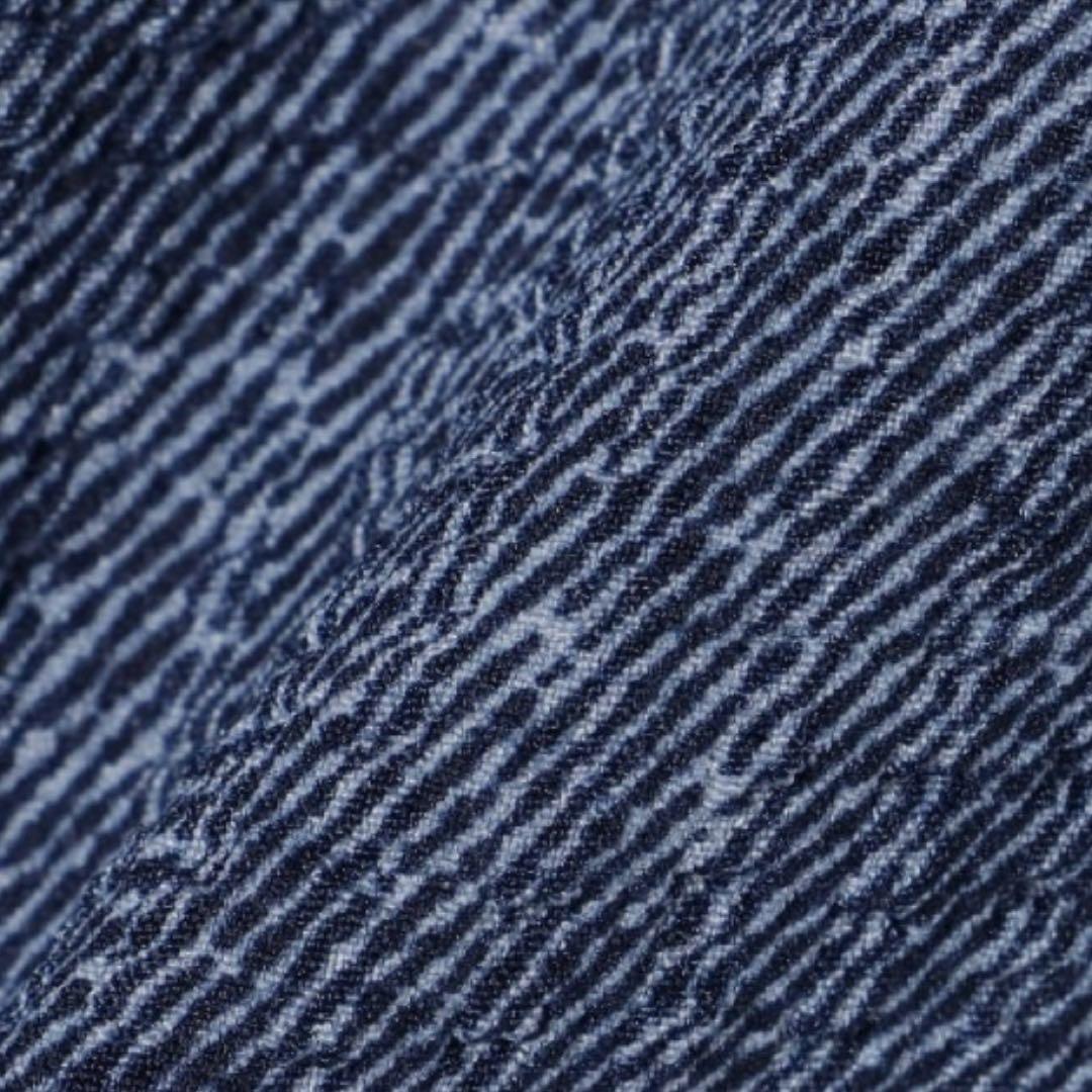 BEAMS デニムプリント シアサッカー 2ボタン ジャケット パンツ　セット