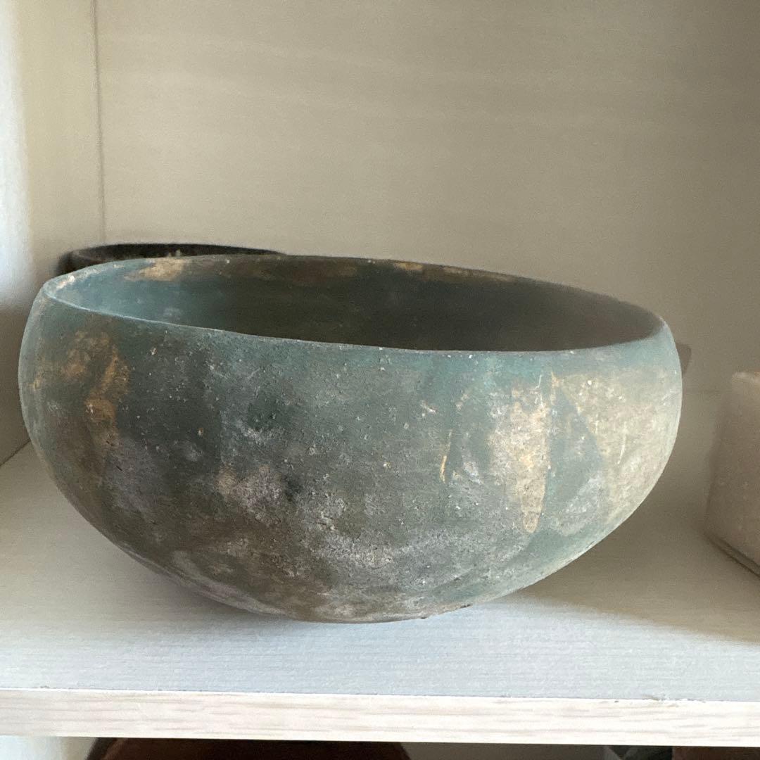 グリーン系陶器ボウル　水谷智美