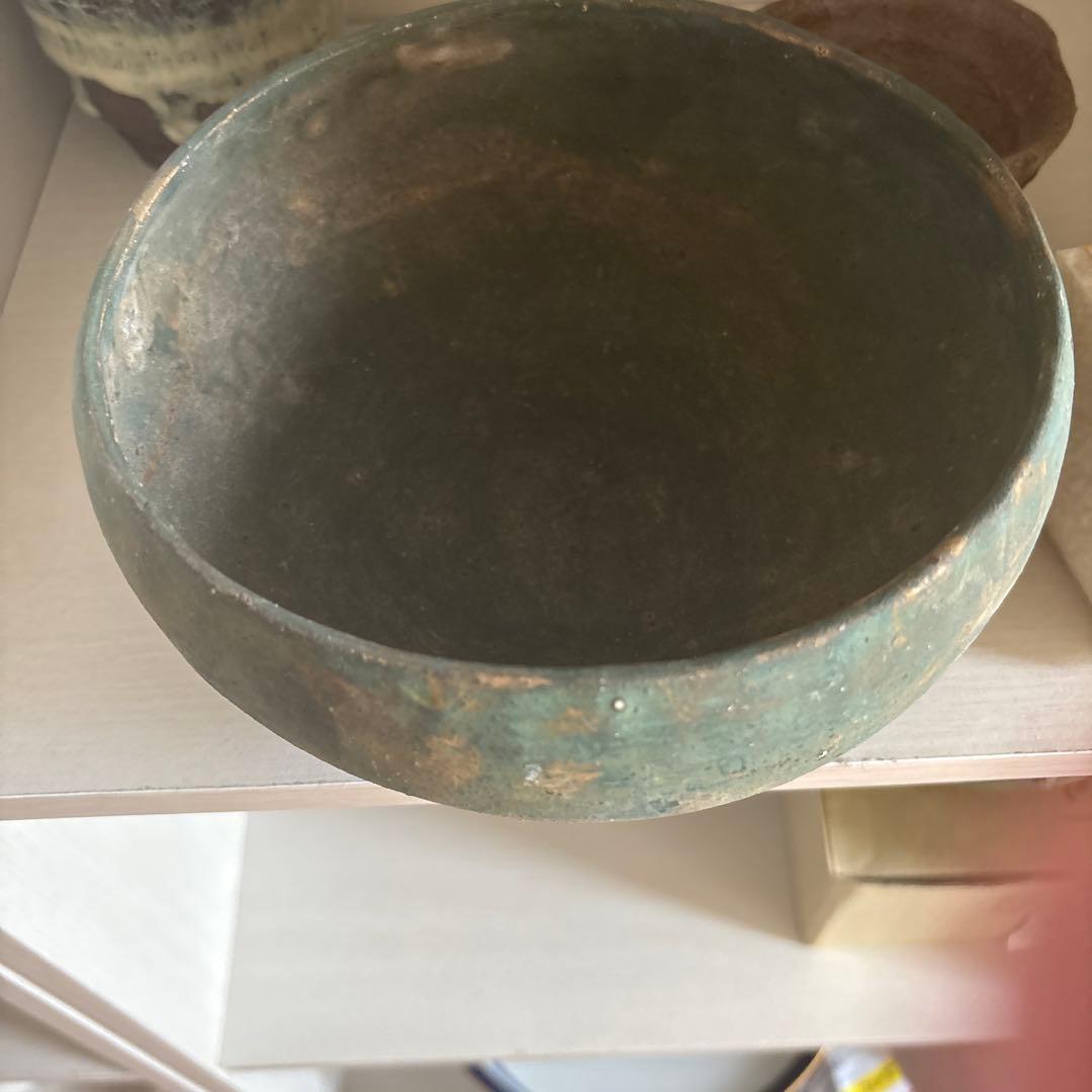 グリーン系陶器ボウル　水谷智美