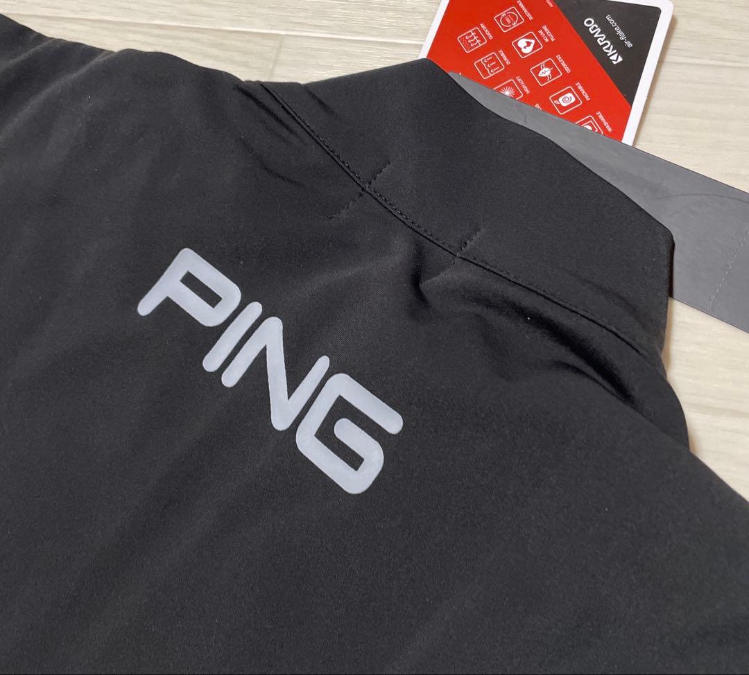 PING ゴルフ 24FWエアーフレイク ハイネック 中綿 冬 ジャケット ピン