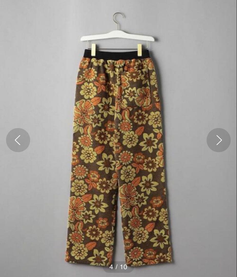 ＜INSCRIRE＞フラワーパイル パンツ